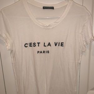 Brandy Melville “C’est La Vie” t-shirt